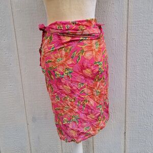 Beach Riot Melanie Sarong Miami Peony Women One Size Tropical Floral Resort